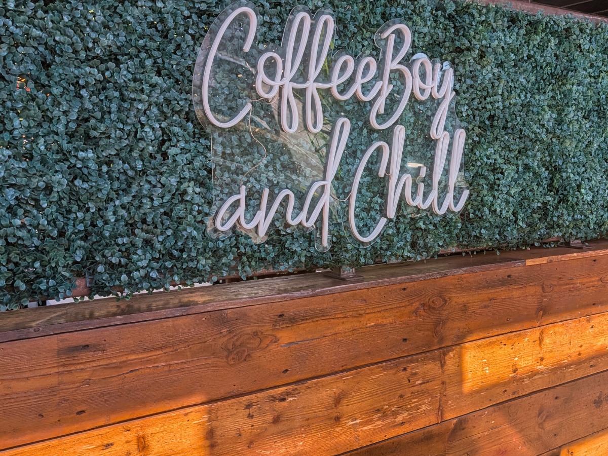 Image showing the entrance to Coffee Boy in Huddersfield.